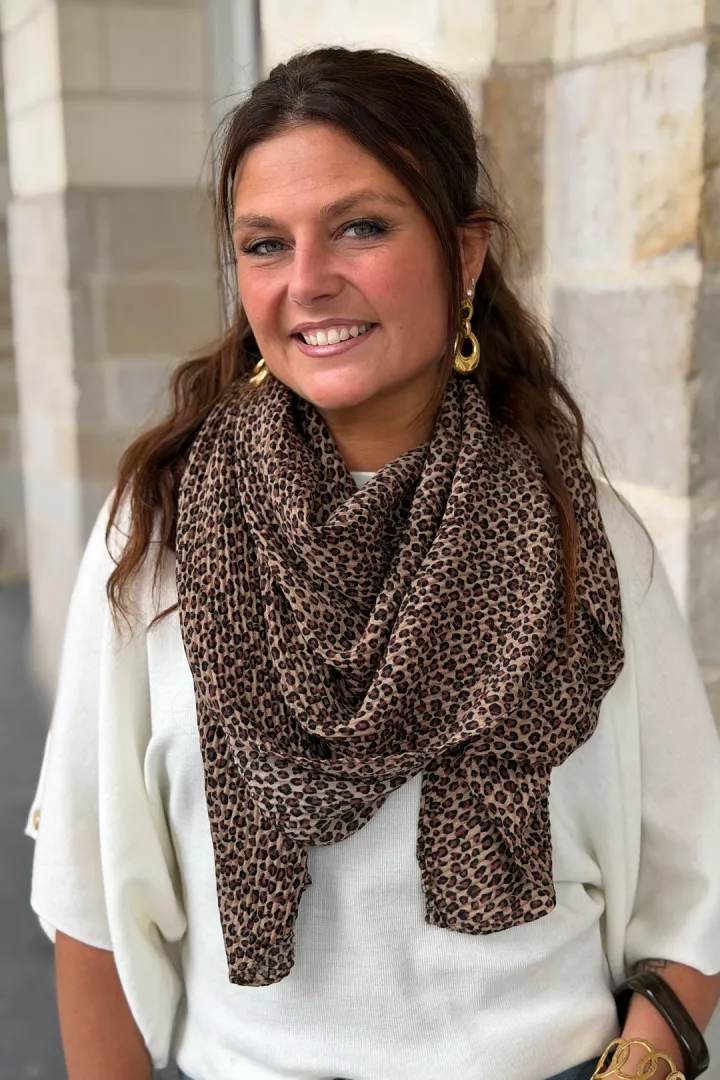 Foulard Neva Leopard