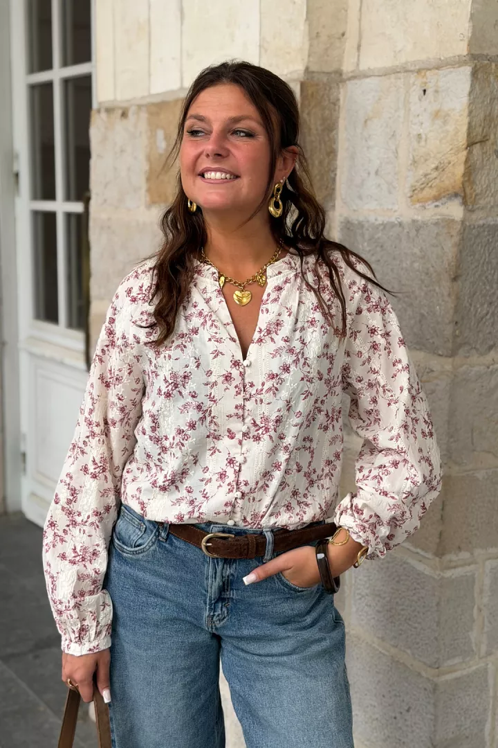 Blouse Nancy Bordeaux