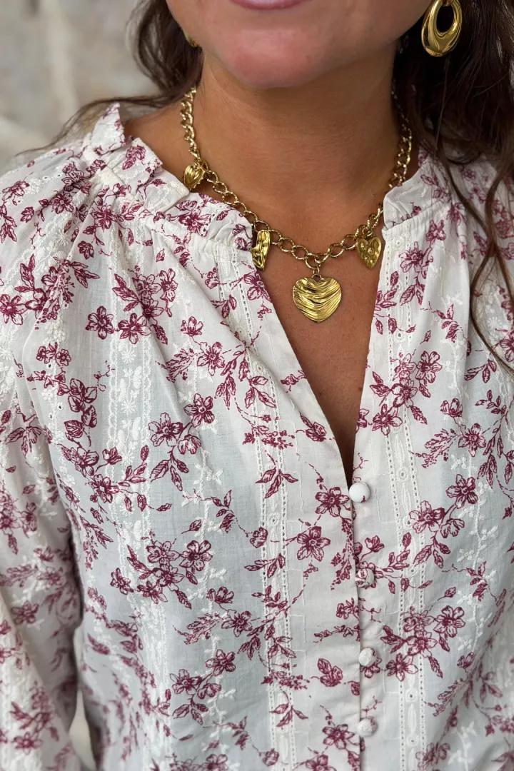 Blouse Nancy Bordeaux