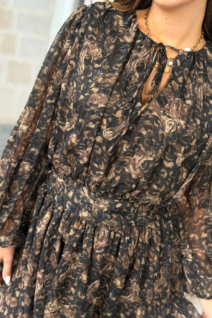 Robe courte Palerme Chocolat