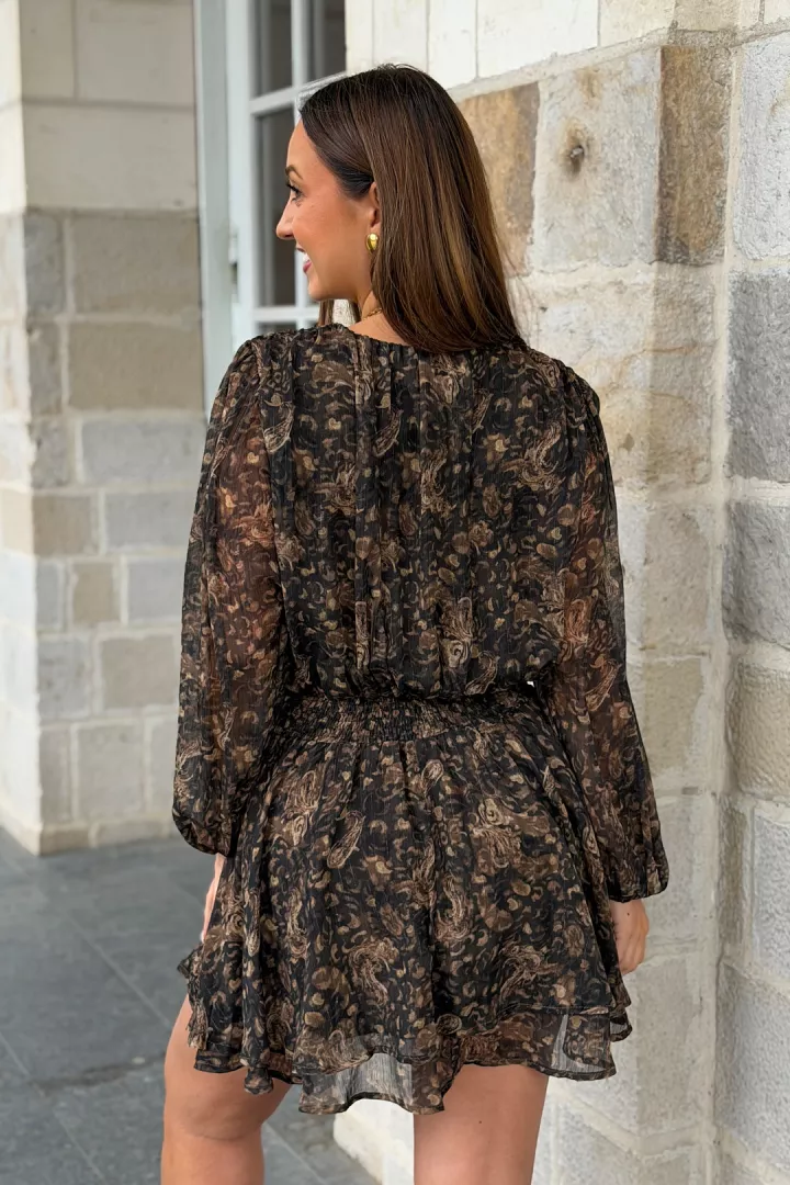 Robe courte Palerme Chocolat