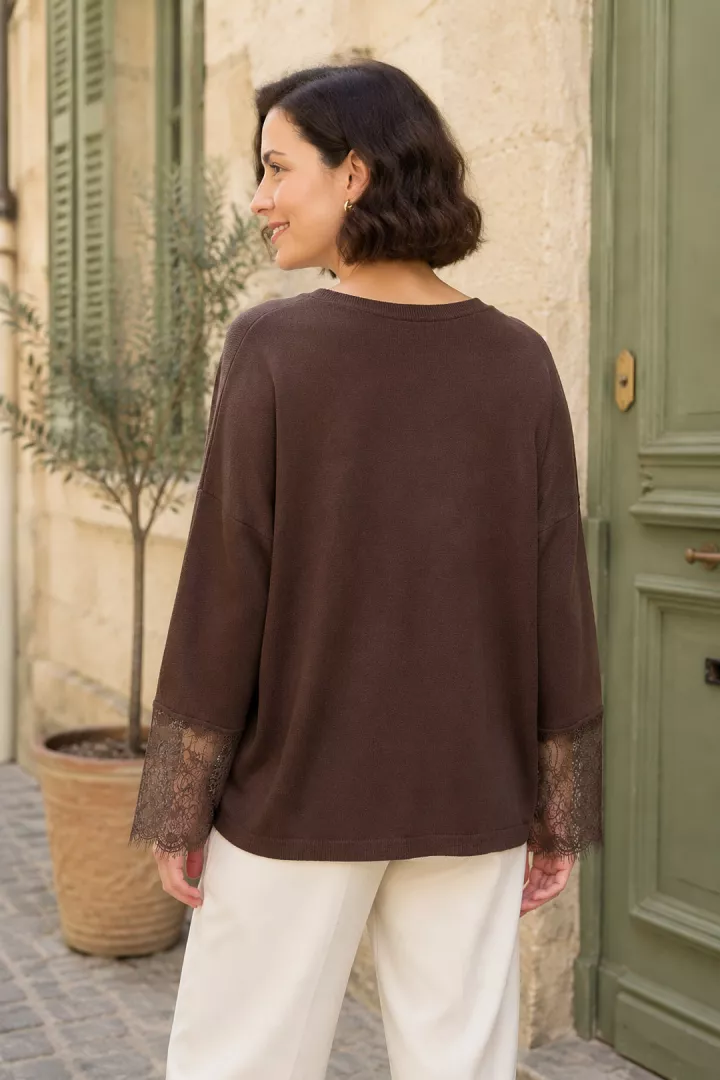 Pull Anais Chocolat