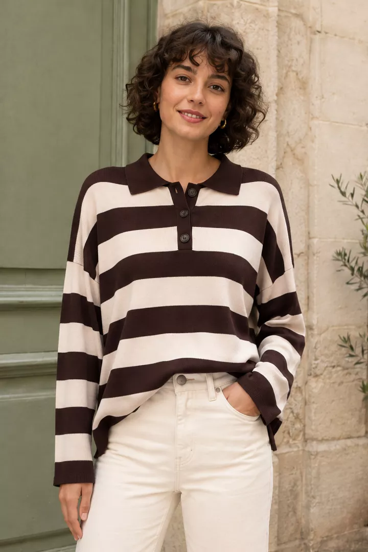 Pull Talia Marron