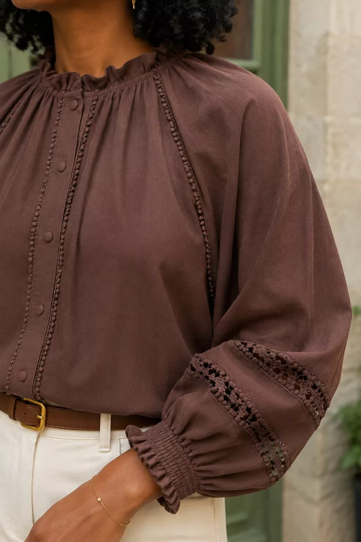Chemise Odelia Chocolat