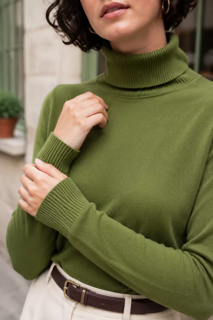 Pull Yuna Vert Olive