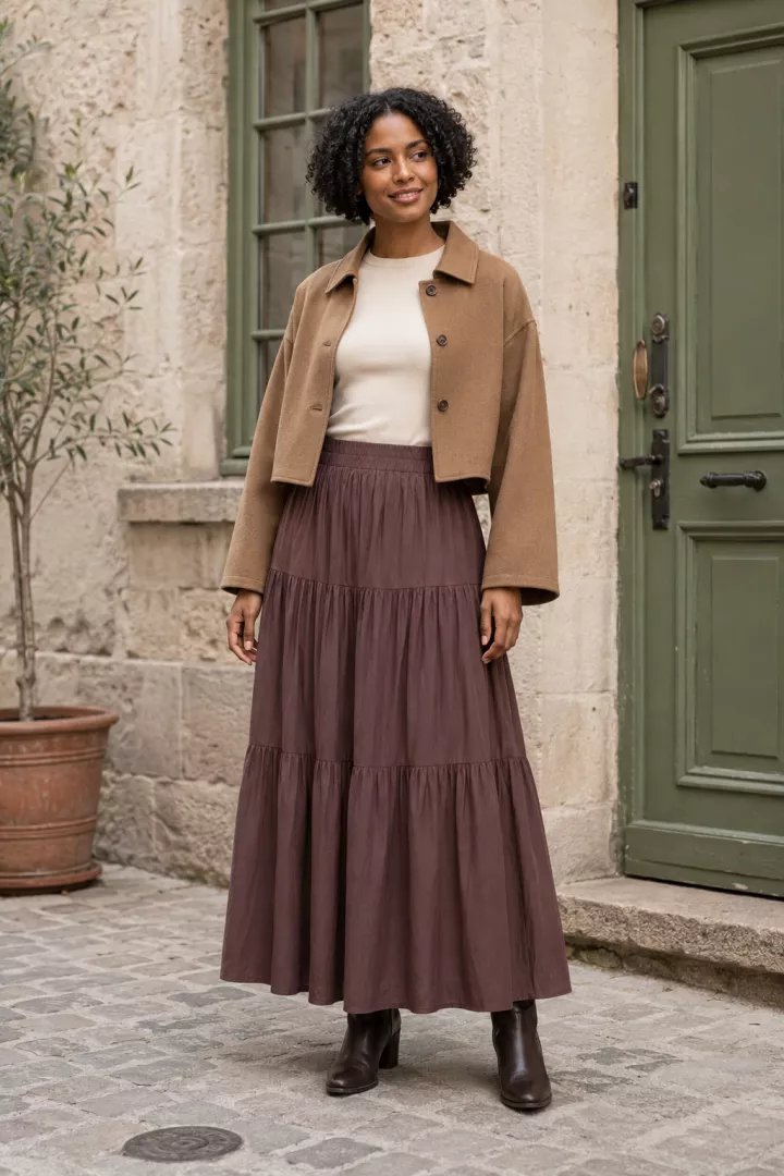 Jupe Bene Marron