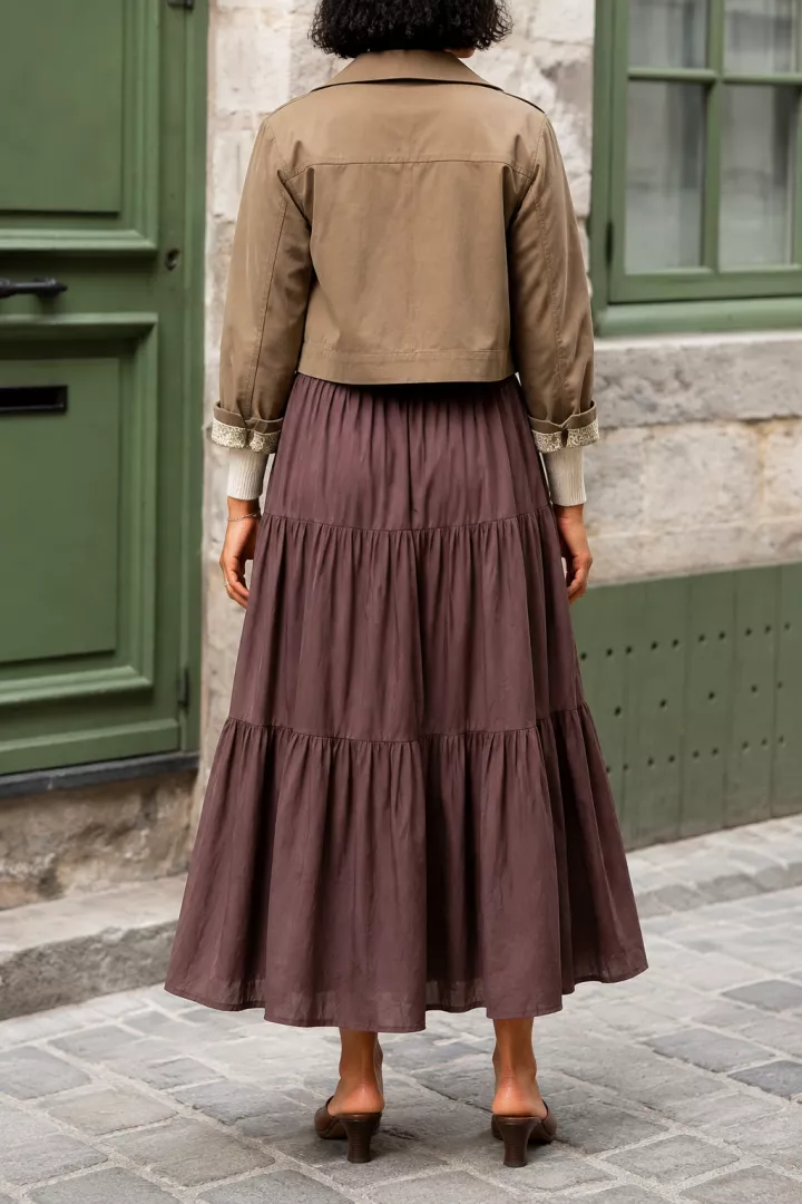 Jupe Bene Marron