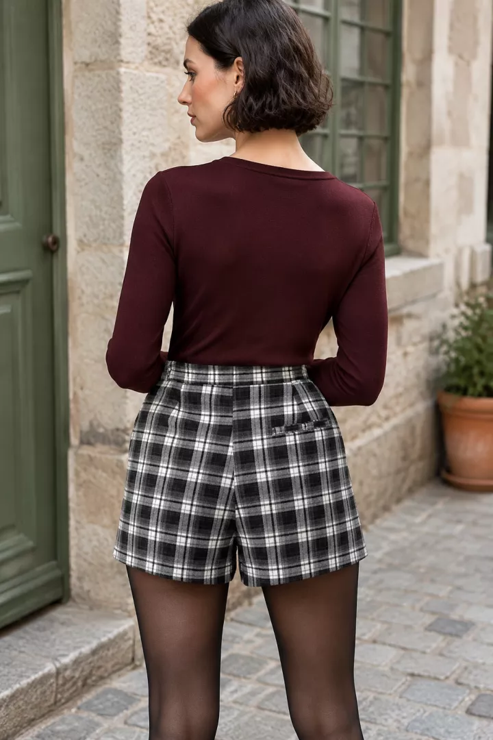 Jupe-short Ruby Noir