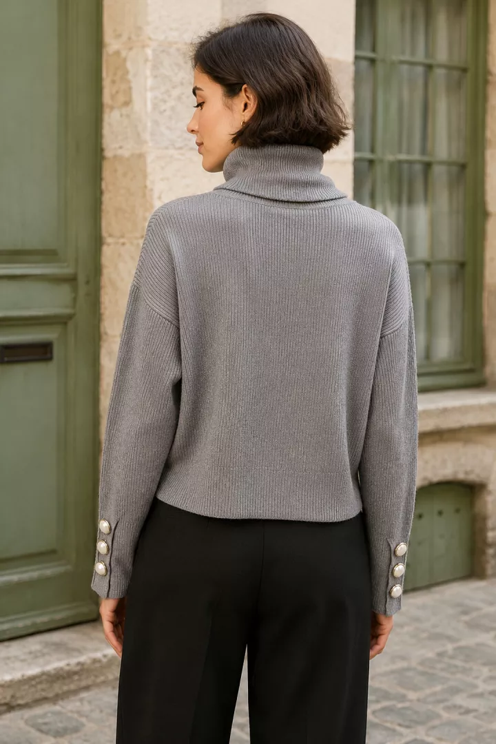 Pull Lina Gris