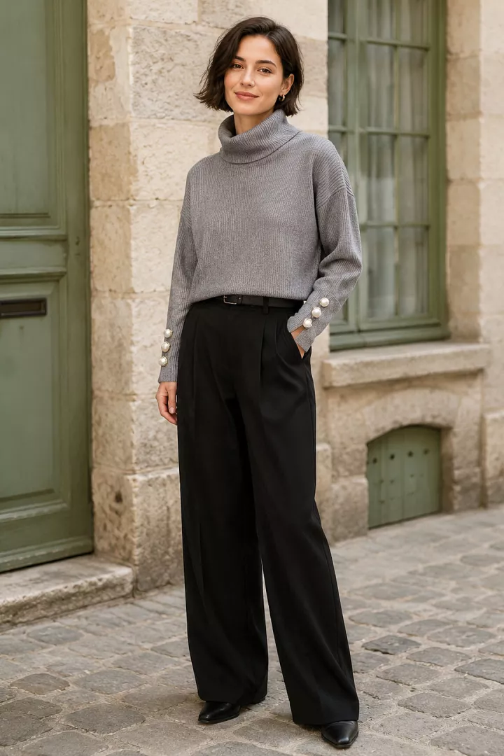 Pull Lina Gris