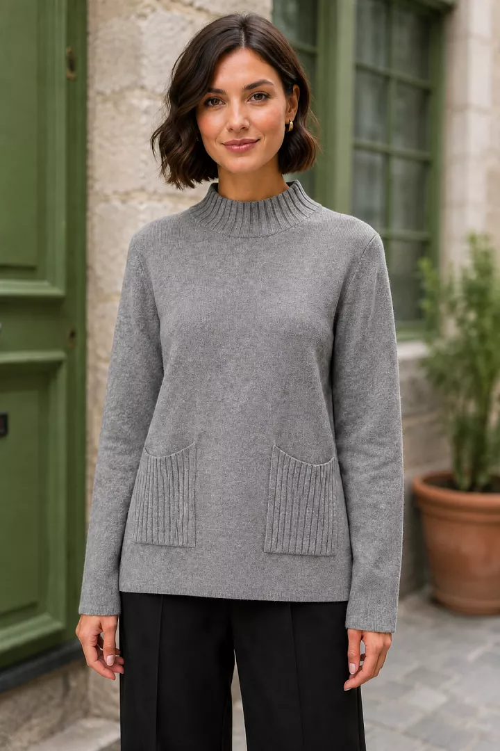 Pull Cléa Gris
