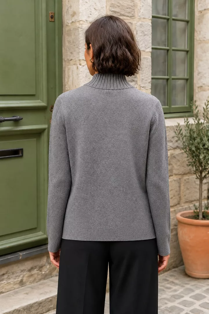 Pull Cl&eacute;a Gris