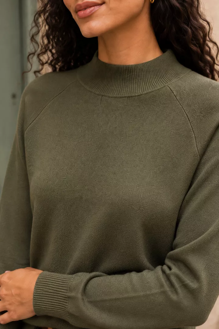 Pull Capucine Kaki