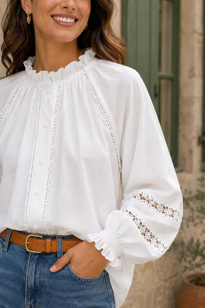 Chemise Odelia Ecru