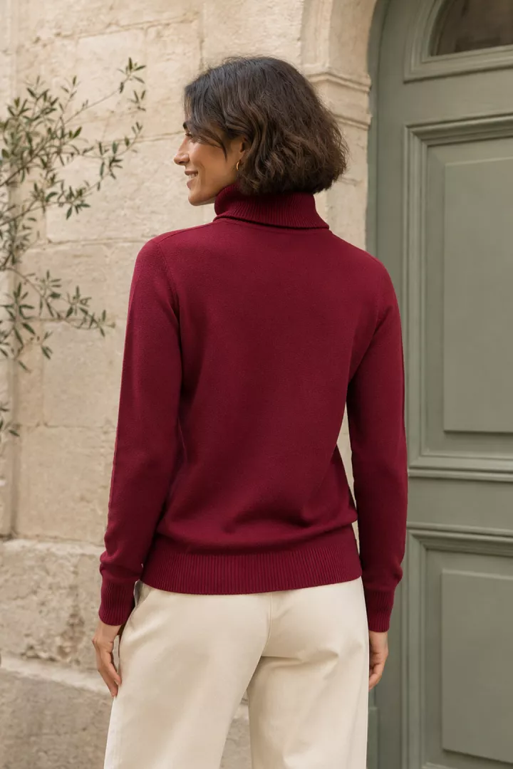 Pull Yuna Bordeaux
