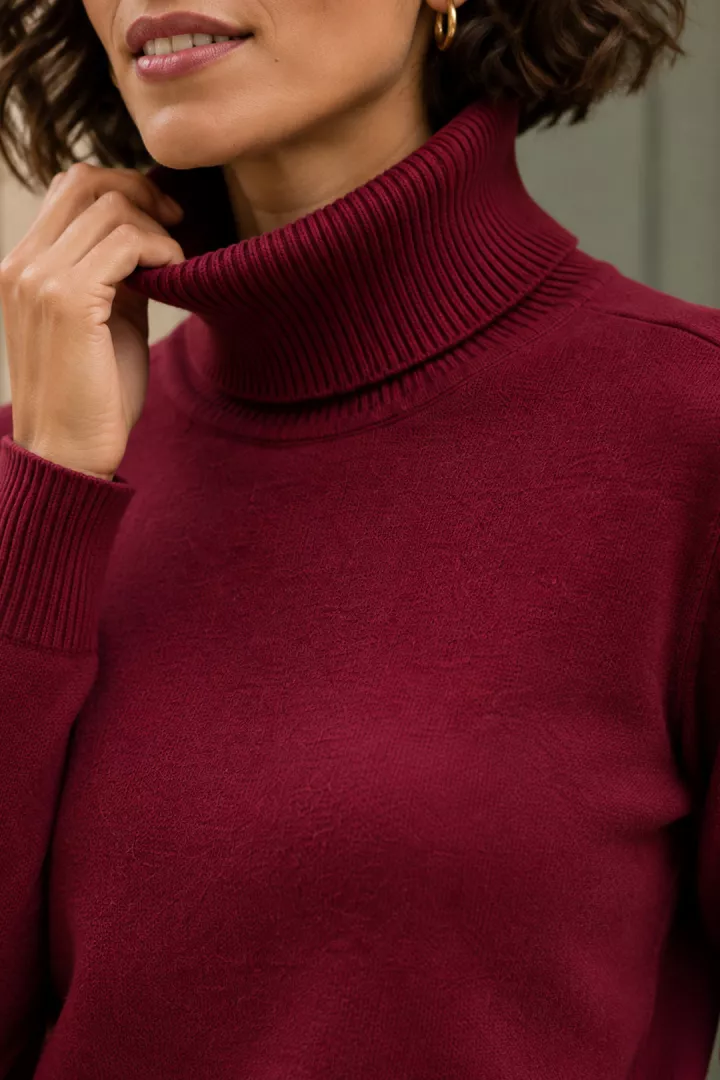 Pull Yuna Bordeaux