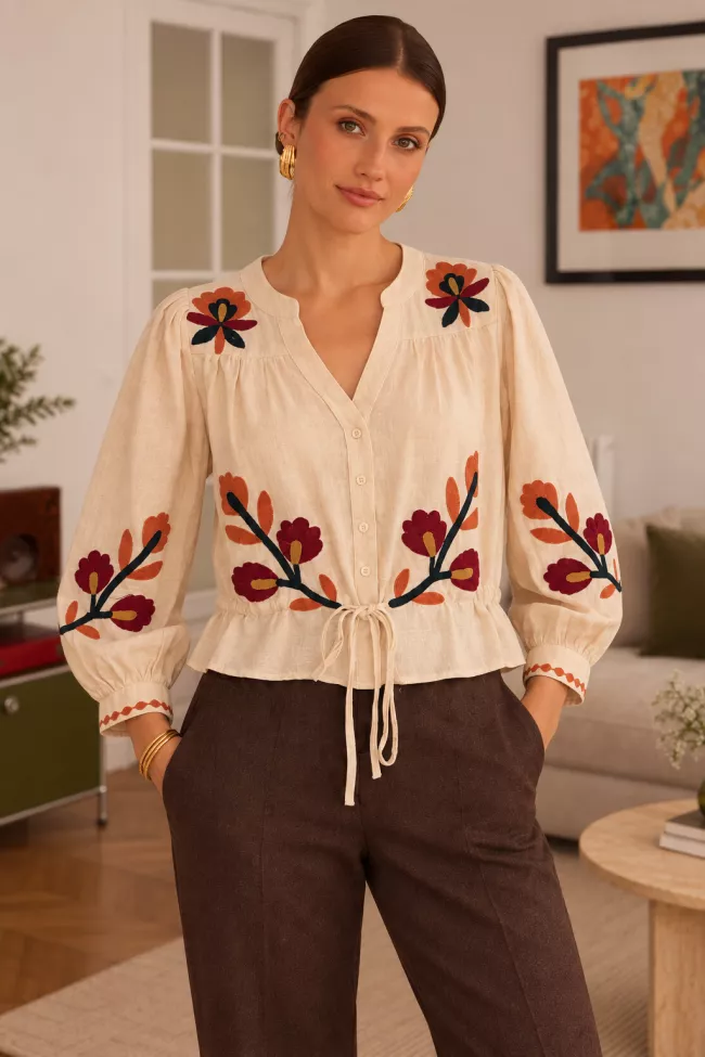 Chemise Ollie Beige