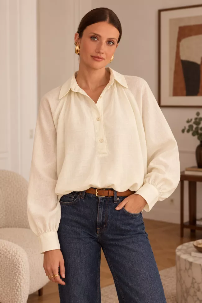 Blouse Eleanora Creme