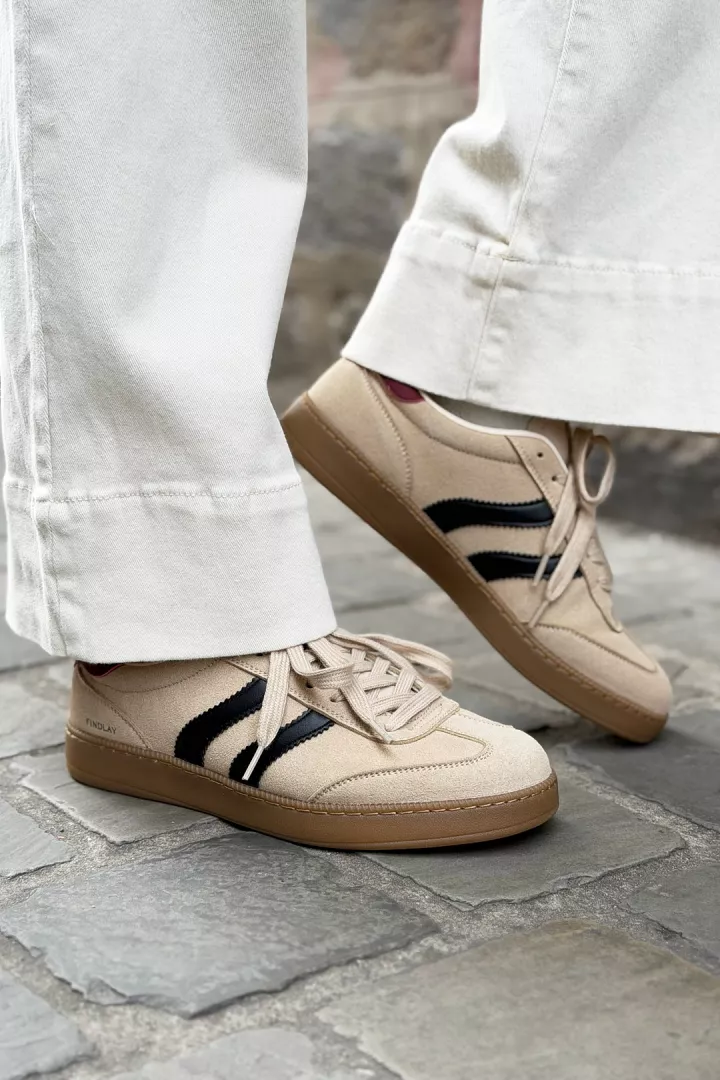 Chaussure Baskets Lisa Beige