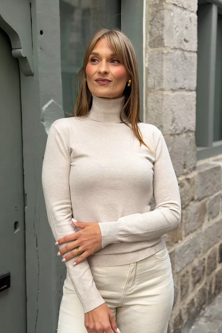 Pull Karolina Beige&nbsp;| Juste Elles