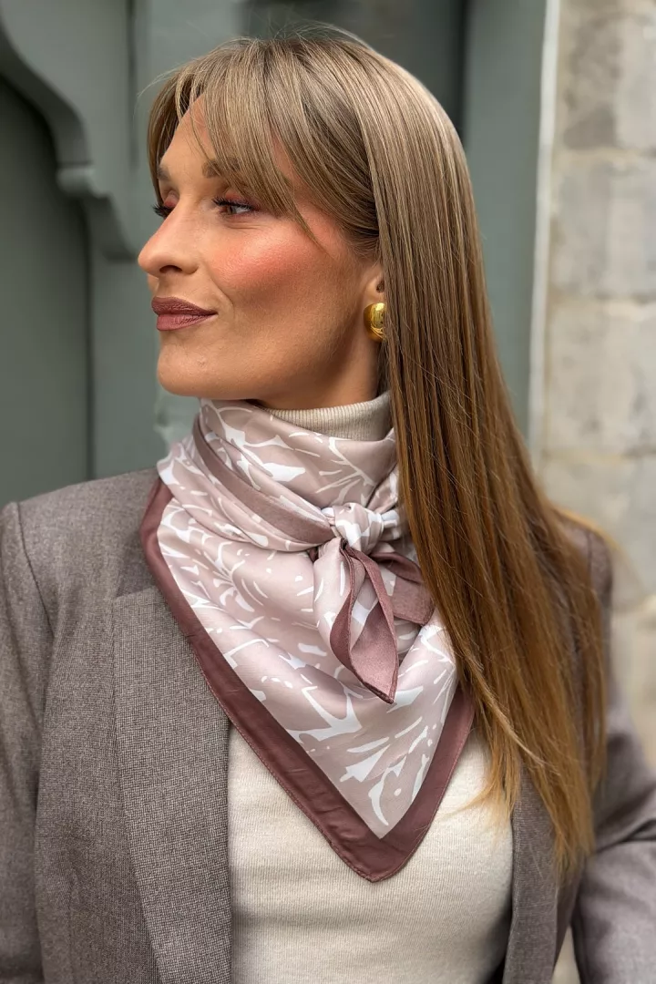 Foulard Alix Vieux rose