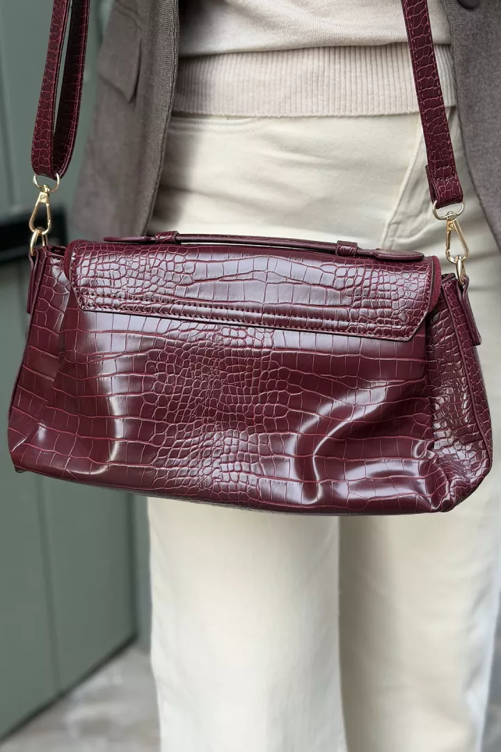 Sac Perle Bordeaux