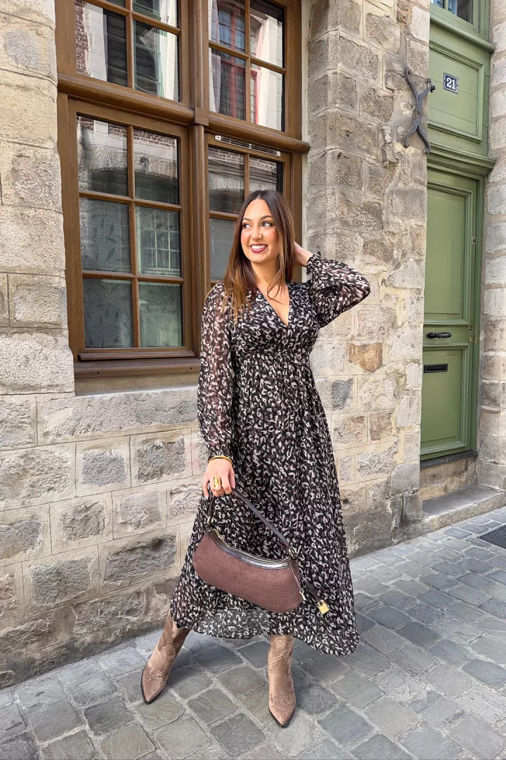 Robe longue Penelope Noir