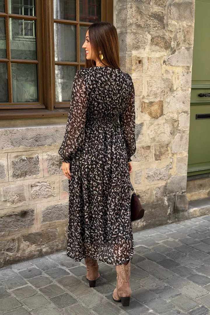 Robe longue Penelope Noir