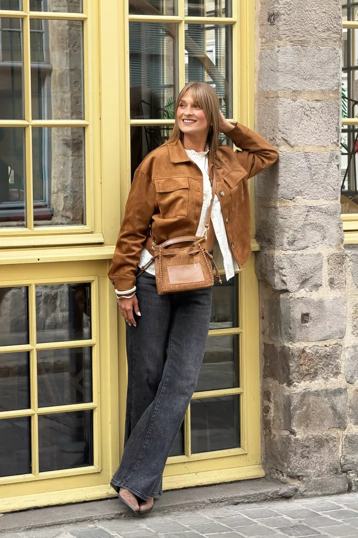 Jean wide leg Rita Gris
