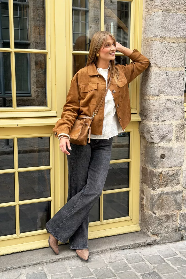 Jean wide leg Rita Gris