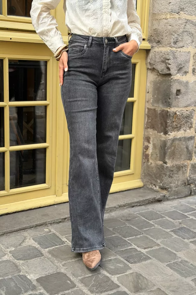 Jean wide leg Rita Gris