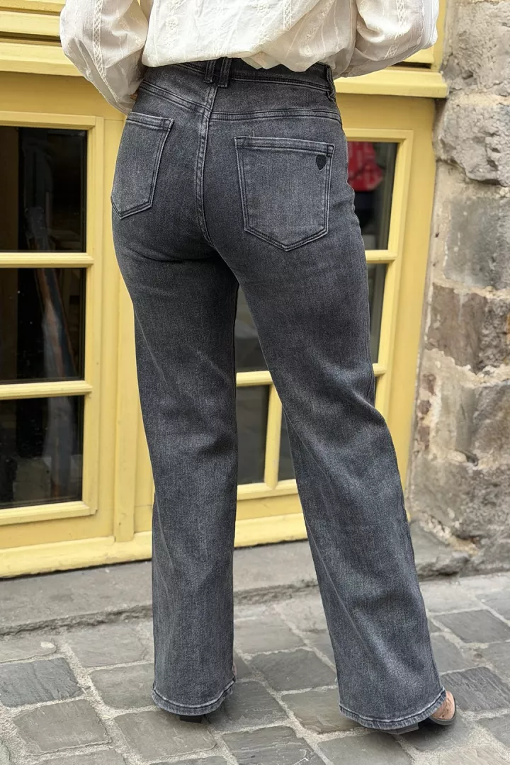 Jean wide leg Rita Gris