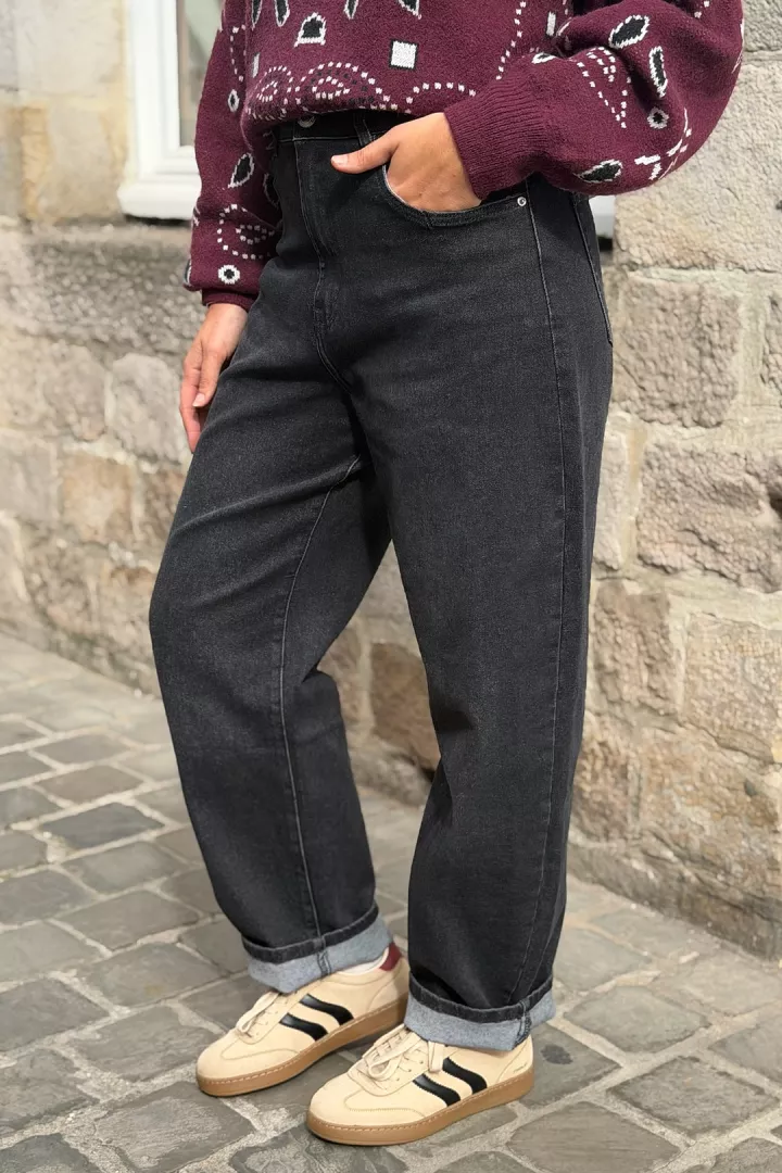 Jean barrel Linda Noir