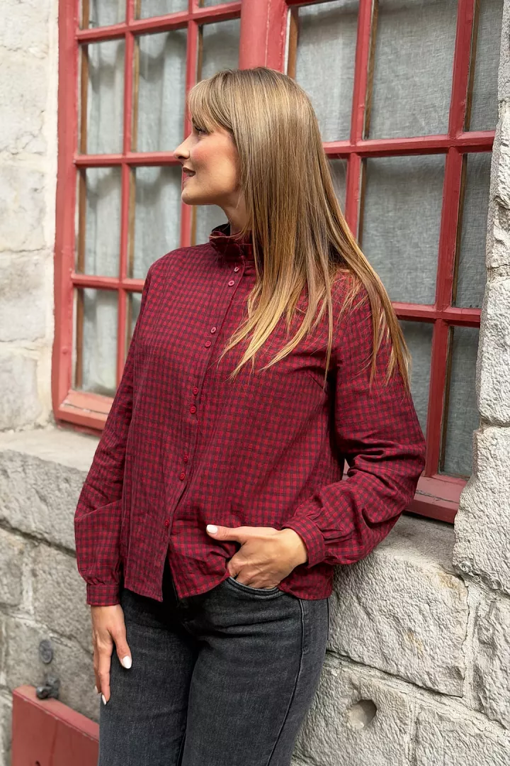 Chemise Agatha Rouge