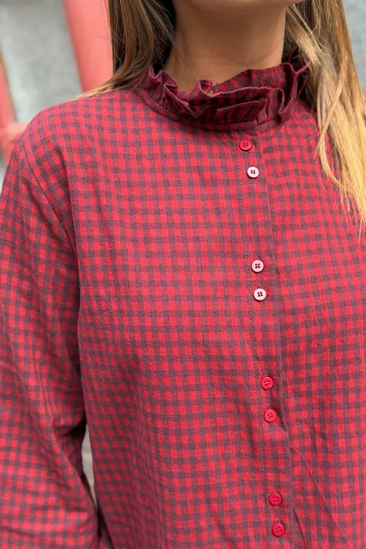 Chemise Agatha Rouge