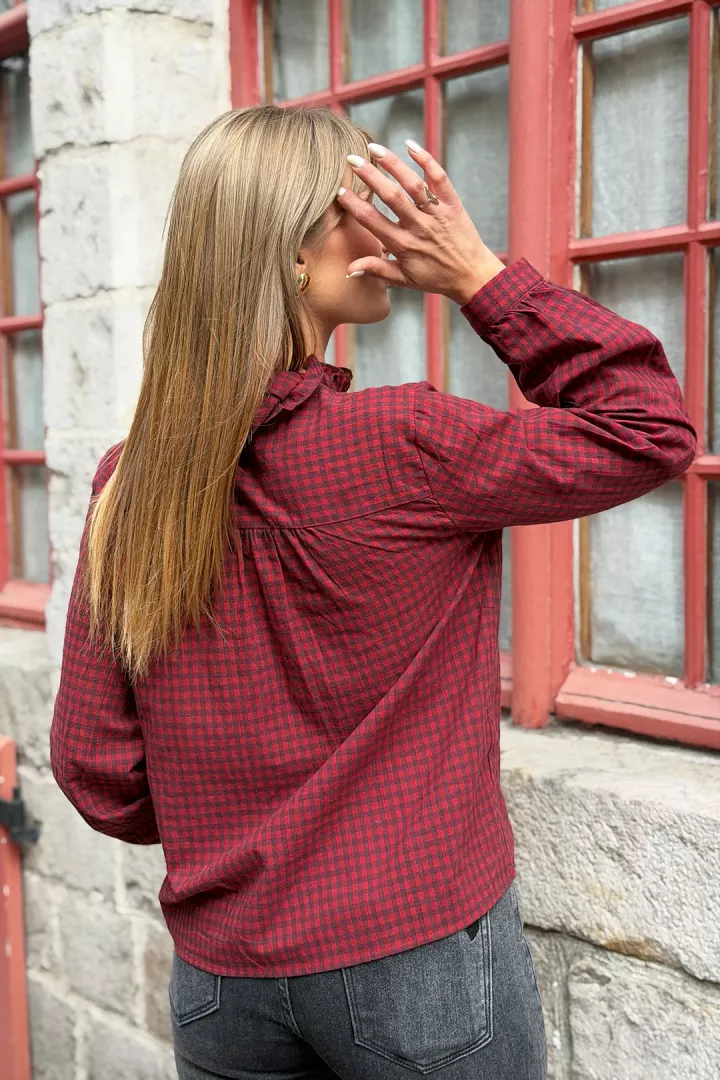 Chemise Agatha Rouge