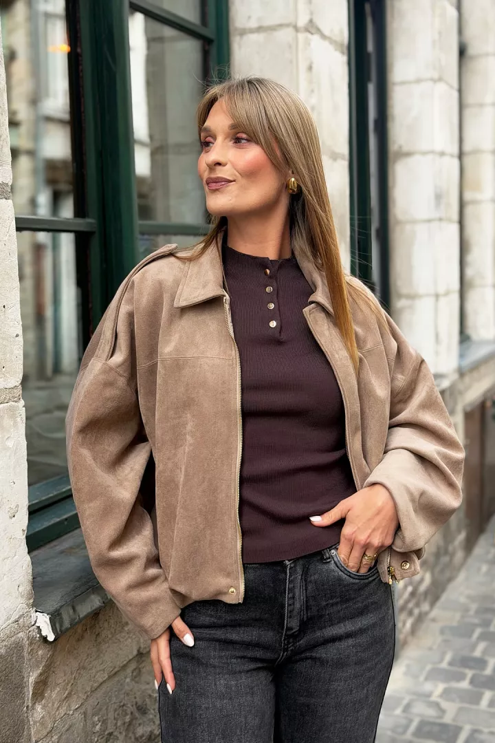 Veste Cecilia Taupe