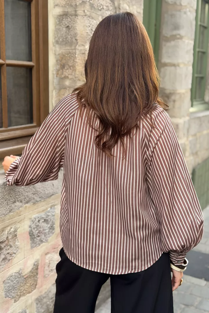 Chemise Delphine Chocolat