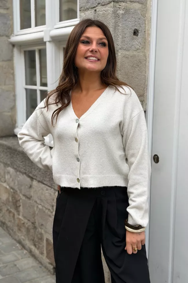 Gilet Oriane Beige