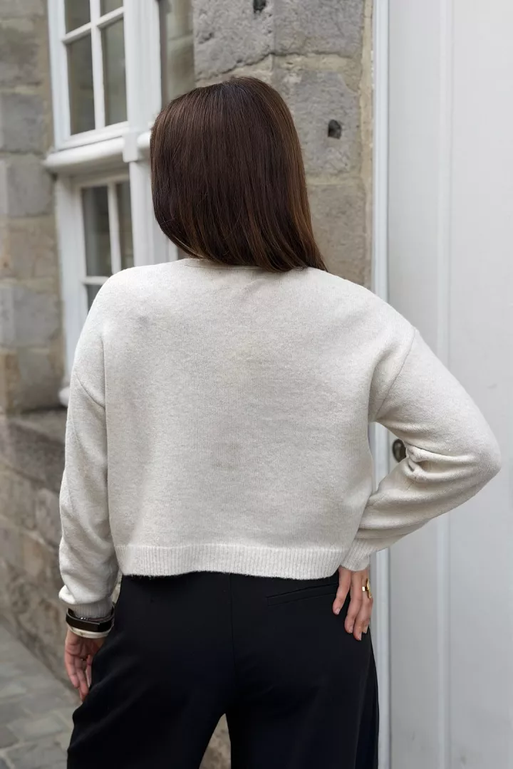 Gilet Oriane Beige