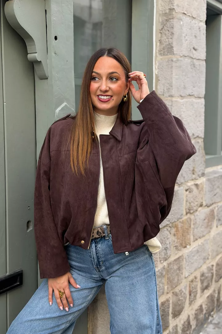 Veste Cecilia Chocolat