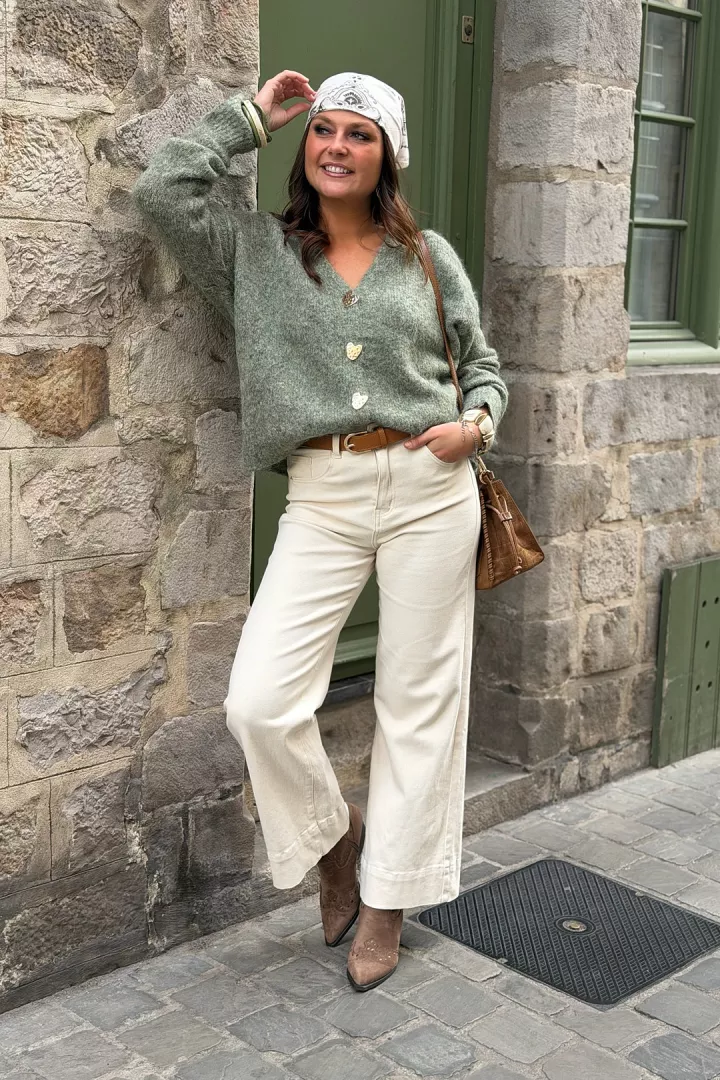 Gilet Meyzie Vert Olive