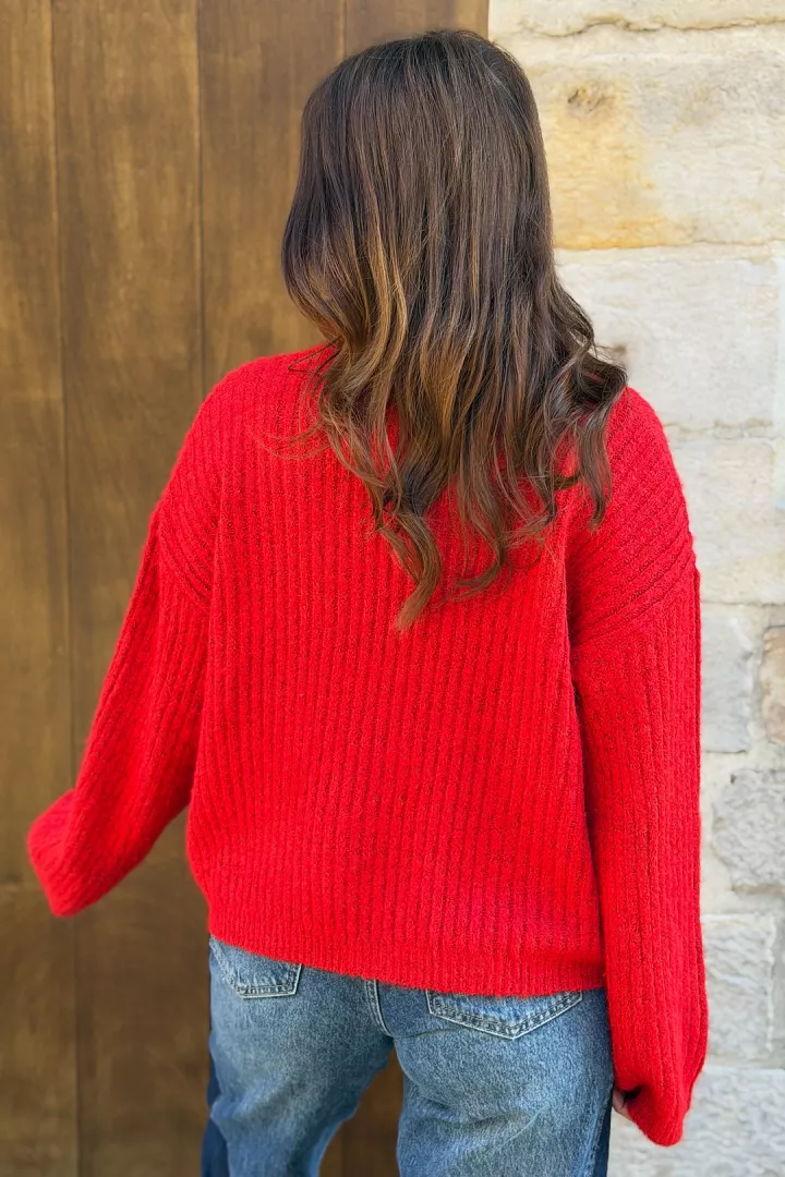 Gilet Pamela Rouge