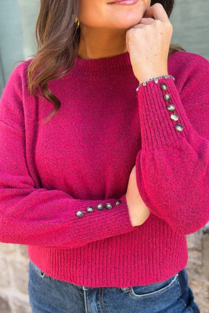 Pull Noelie Framboise