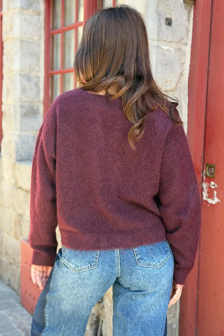 Gilet Patty Bordeaux