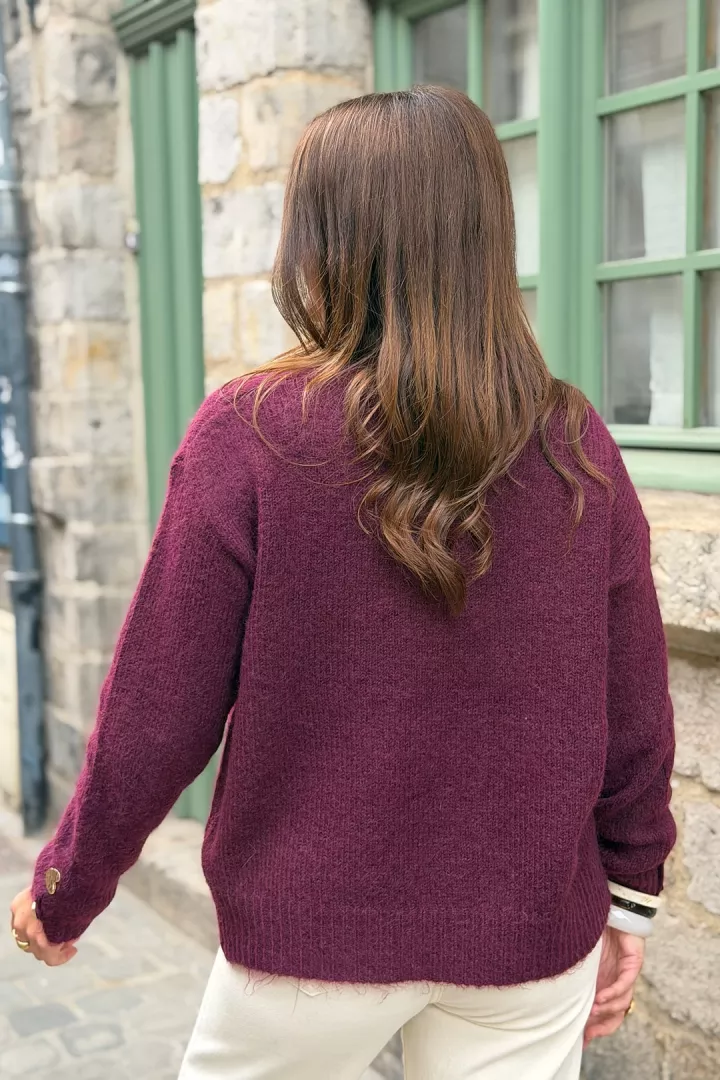 Gilet Meyzie Bordeaux