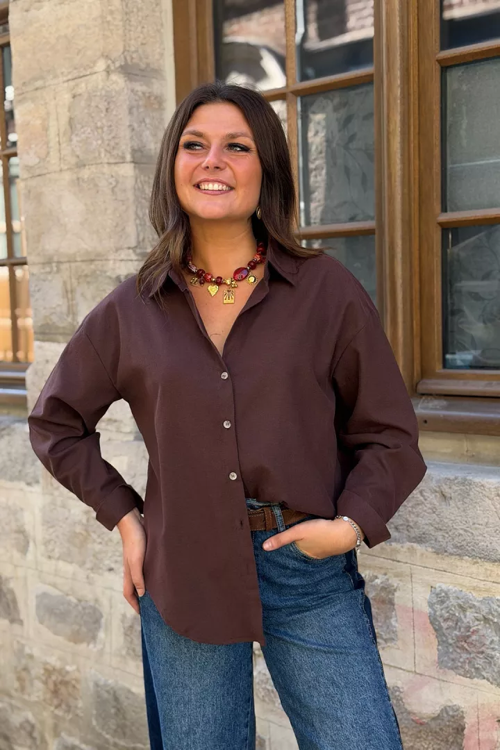 Chemise Mathia Chocolat