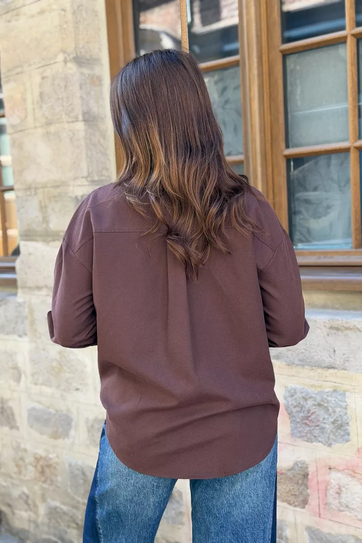 Chemise Mathia Chocolat
