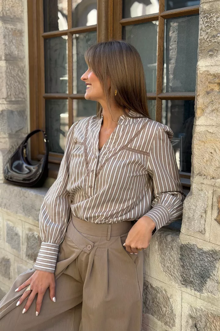 Chemise Isabella Marron