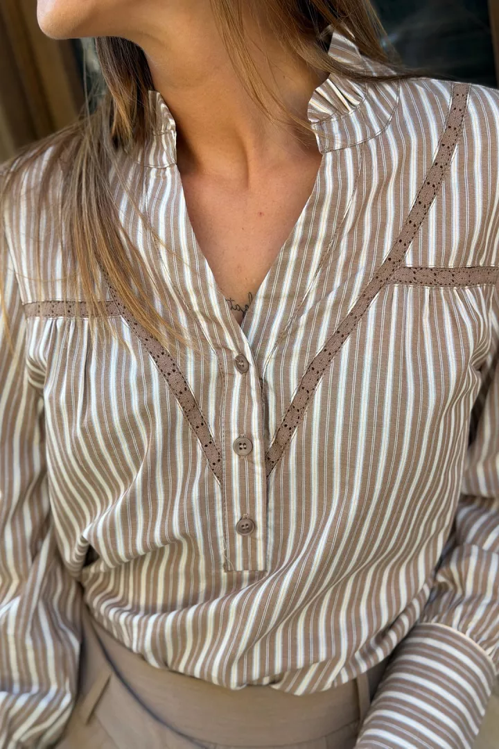 Chemise Isabella Marron